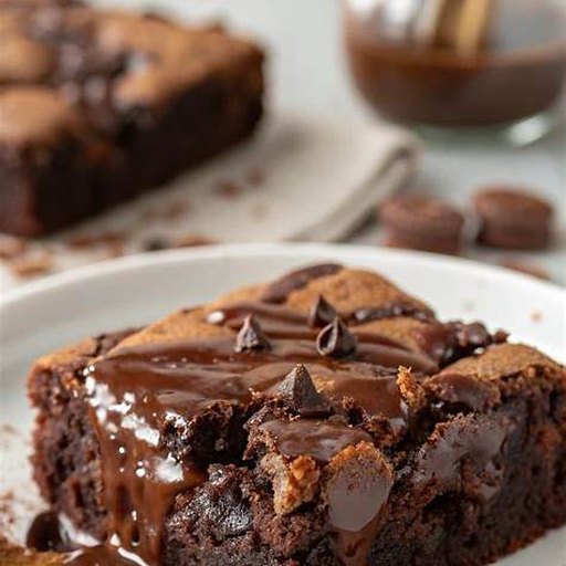 Bitter damla drop kullanılan brownie örneği